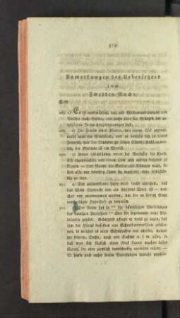 Anmerkungen des Uebersetzers zum Zweiten Buche.