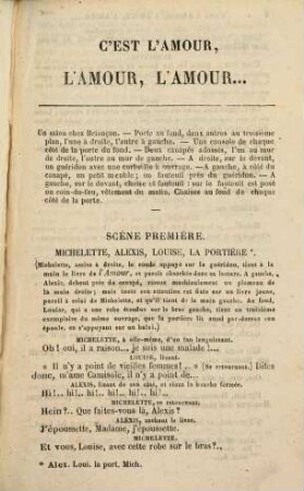 C'est l'amour, l'amour, l'amour.... : Comédie en un acte, mêlée de couplets par Dumanoir et Hippolyte Lucas