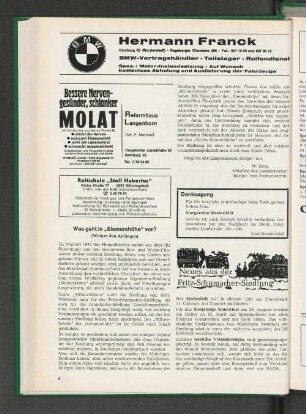 Was geht in "Siemershöhe" vor?