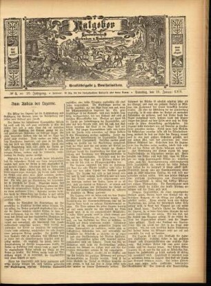 Ausgabe vom Sonntag, den 30. Januar 1910.