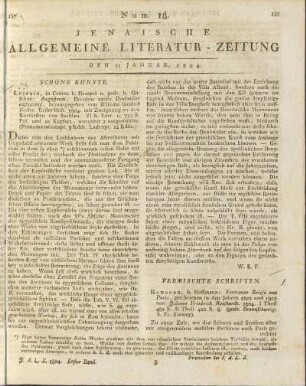 Num. 18. Den 21. Januar 1804