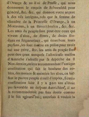Liberté, Égalité : Lettre Du Citoyen Edouard Walckiers