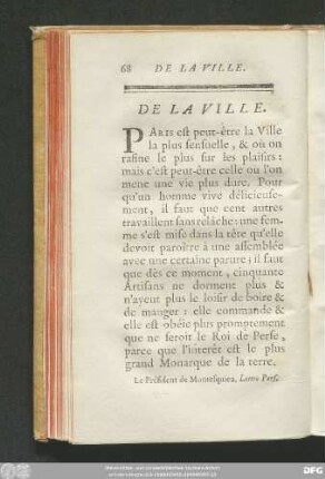De La Ville.
