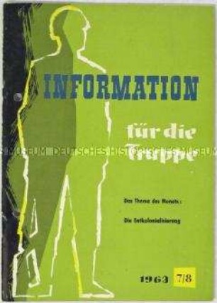 Monatsheft zur politischen Bildung in der Bundeswehr u.a. zur Entkolonialisierung