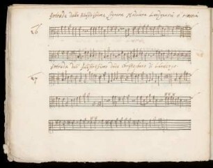 Intrada dell' Illustrissimo Duca Christophoro di Luneburgo