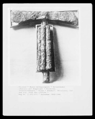 Rutenbündel (Fasces) mit Doppelaxt