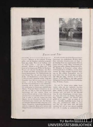 Zaun und Tür
