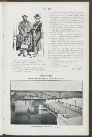 Montevideo : Puente giratorio sobre el arroyo de las vacas