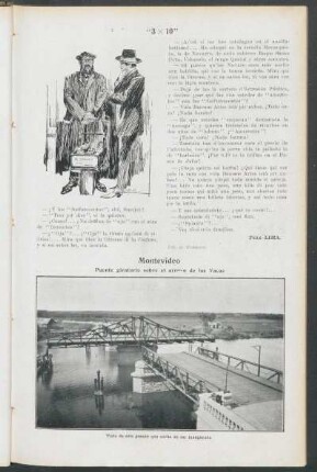 Montevideo : Puente giratorio sobre el arroyo de las vacas