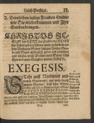 Exegesis.