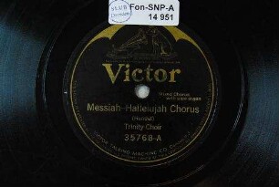 Messiah : Hallelujah chorus / (Handel)