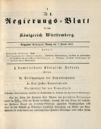 7. Januar-31. Dezember = No. 1-23