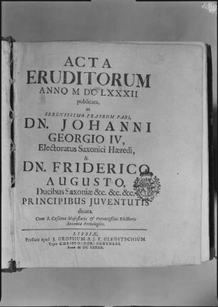 Acta Eruditorum, Jg. 1