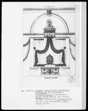 Kassel & Fridericianum & Ständesaal & Thron für König Jérôme Bonaparte