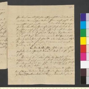 Brief von Goethe, Julius August Walter von an Goethe, Johann Wolfgang von