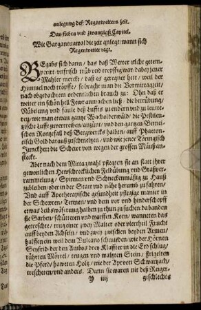 Das sieben und zwantzigste Capitel.
