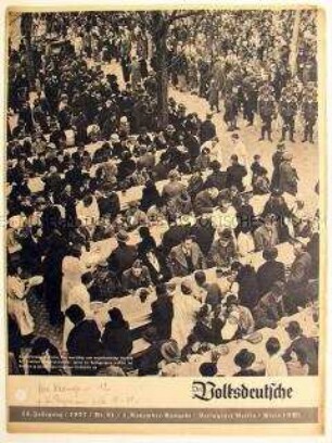 Halbmonatszeitschrift "Der Volksdeutsche" u.a. zum Winterhilfswerk