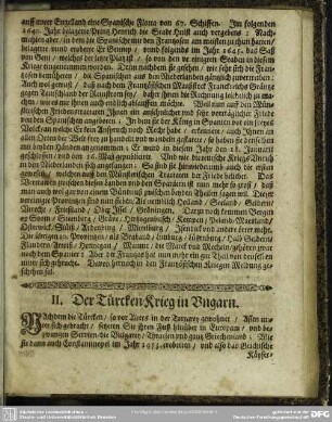 II. Der Türcken Krieg in Ungarn