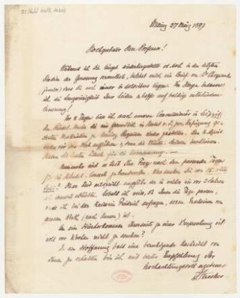 Brief an Hermann Kretzschmar : 27.03.1897