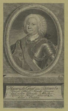 Bildnis des Heinrich Graf von Podewils