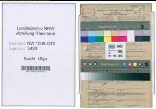 Entnazifizierung Olga Kuehr , geb. 30.01.1900 (Lehrerin)