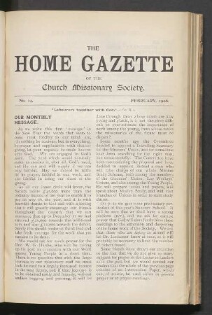 No. 14. February, 1906
