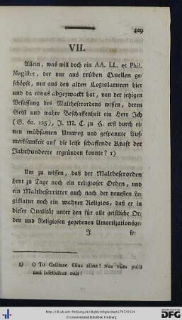 Kap. VII.
