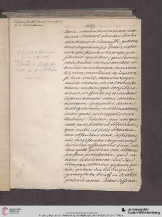 Diarium 1689