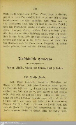 Unschädliche Conseurs