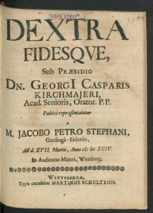 Dextra Fidesque