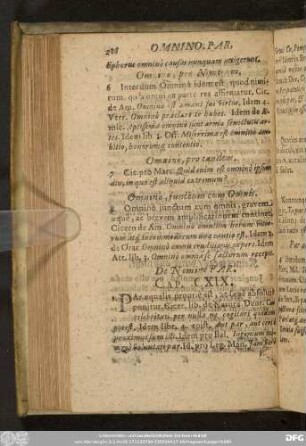 De Nomine Par. Cap. CXIX.