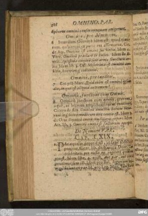 De Nomine Par. Cap. CXIX.