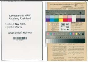 Entnazifizierung Heinrich Grussendorf , geb. 30.04.1893 (Kellner)