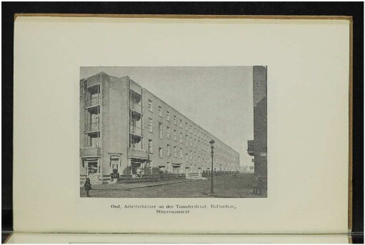 Arbeiterhäuser an der Taanderstraat, Rotterdam, Strassenansicht
