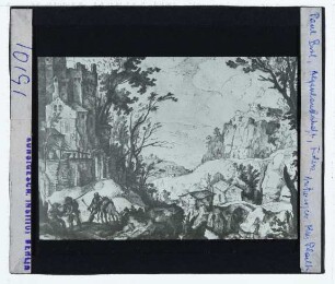 Bril, Alpenlandschaft mit Schloss (Antwerpen MPM PK.OT.00093)