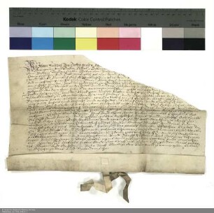 Lehenbrief Johann Friedrichs [von Schwalbach], Abt von Fulda, für Valentin Melchior von Keudell über Güter in Altenburschla und weitere im Einzelnen aufgeführte Lehen