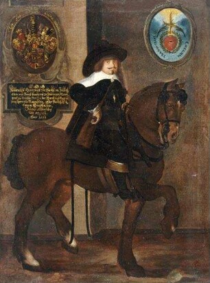 Albrecht von Sachsen-Eisenach (1599-1644) zu Pferde