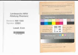 Entnazifizierung Erich Lawall, geb. 28.06.1899 (Richter)