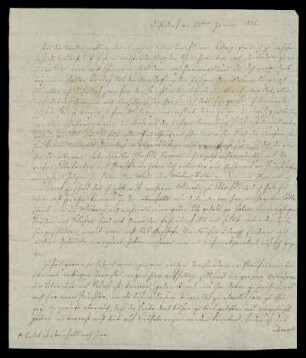 Brief von Franz Engelhard an Ludwig Emil Grimm