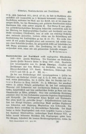 465-466 [Rezension] Antonio Puteo in Prag