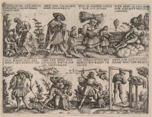 Illustration zu Salomos Sprüchen 10, Verse 4-7
