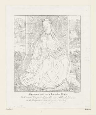 Madonna mit dem lesenden Kinde