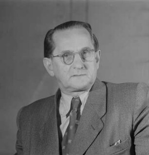 Porträtaufnahmen von Max Ernst Opitz, Staatssekretär der DDR : Porträt von Max Ernst Opitz