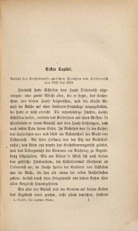 Die deutschen Mächte und der Fürstenbund : deutsche Geschichte von 1780 bis 1790. 1
