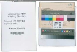 Entnazifizierung Heinrich Kretzer , geb. 29.04.1885 ()