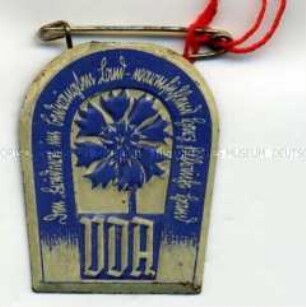 VDA (Volksbund für das Deutschtum im Ausland), Spendenabzeichen zugunsten des Winterhilfswerks 1934