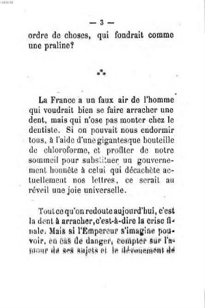 La lanterne. 23. 1868, 31. Oktober