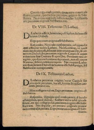 De VIII. Testimonio D. Lutheri.