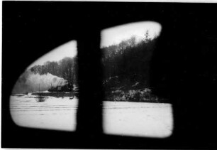 Lok 141 im Seckachtal bei Mägerkingen, Blick aus einem Auto