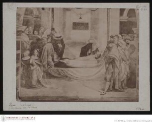 Katharinenzyklus, Das Fußwunder der heiligen Agnes von Montepulciano